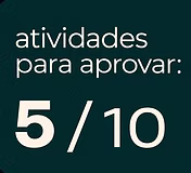 5 de 10 atividades para aprovar